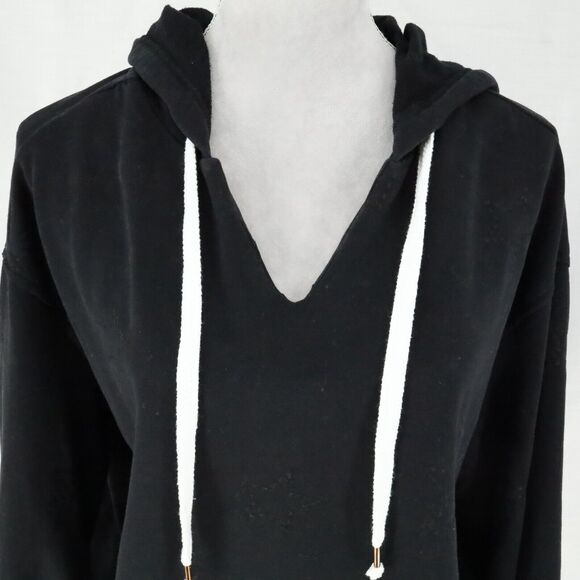 Anthropologie Black Hoodie Blouse - Picture 7 of 16